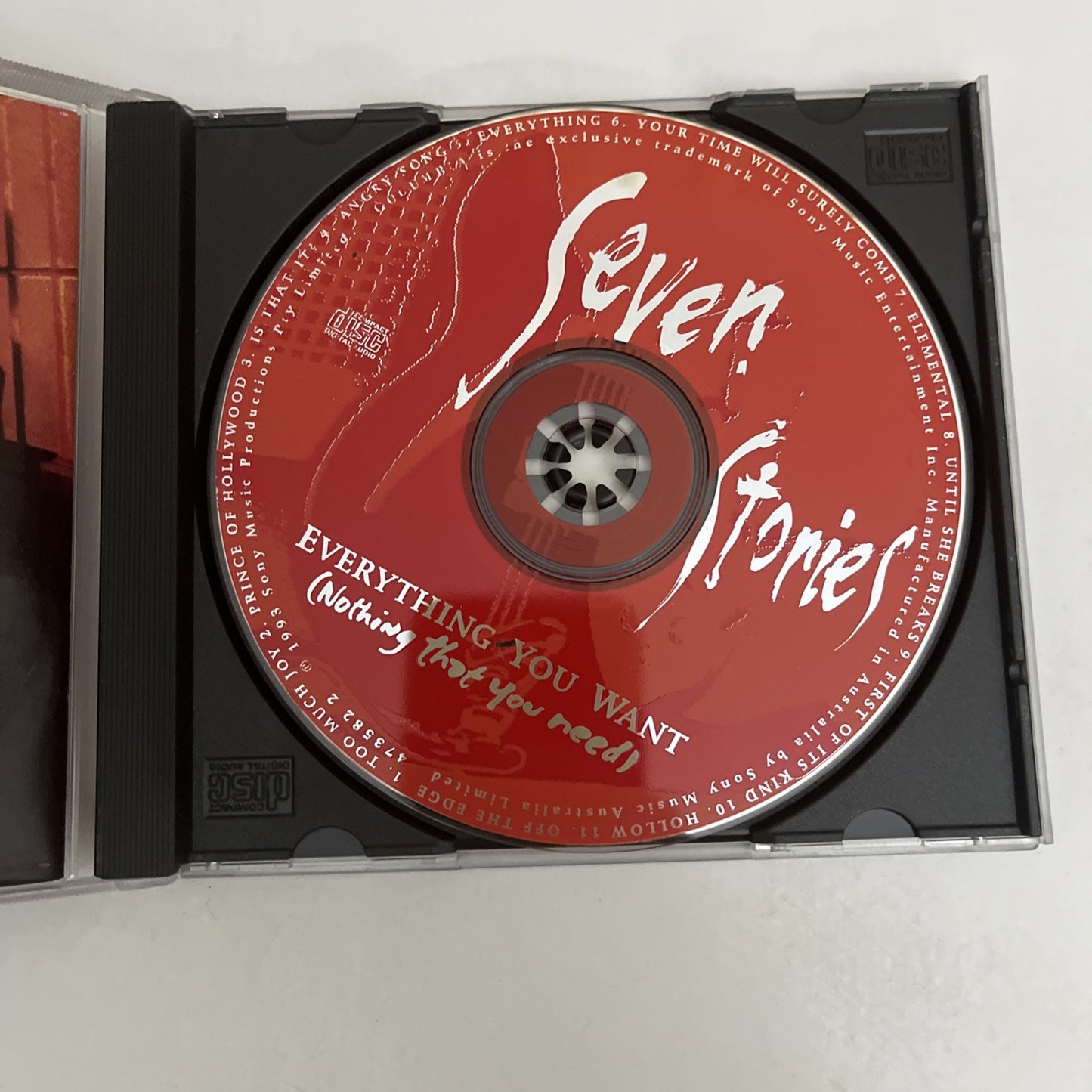 Seven Stories – Everything You Want (Nothing That You Need) (CD, 1993) 473582 2