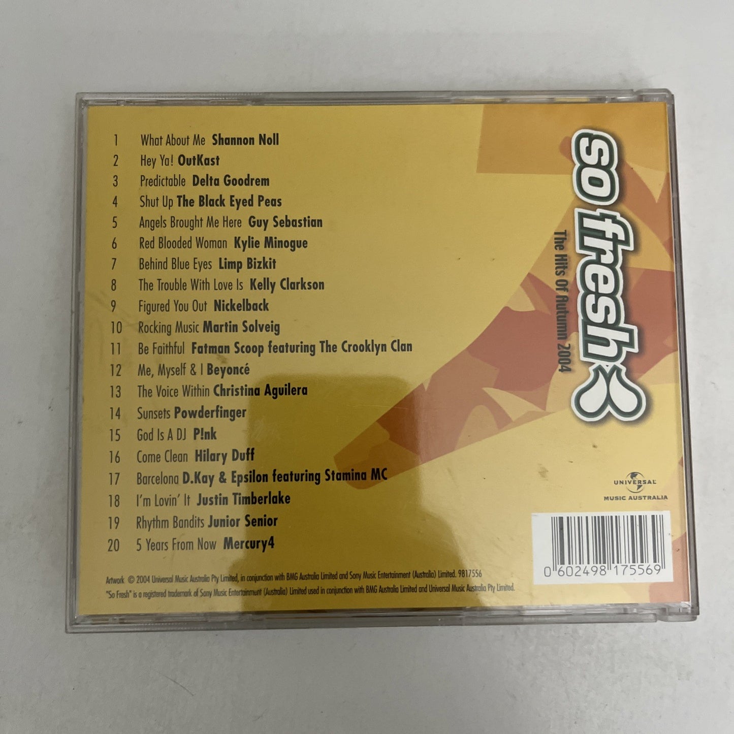 So Fresh: The Hits Of Autumn 2004 (CD, 2004) 9817556