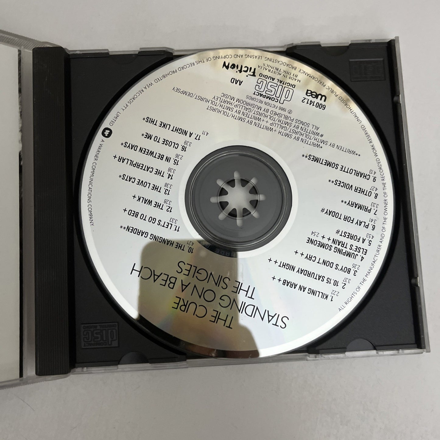 The Cure – Standing On A Beach - The Singles (CD, 1986) Australia 600141-2