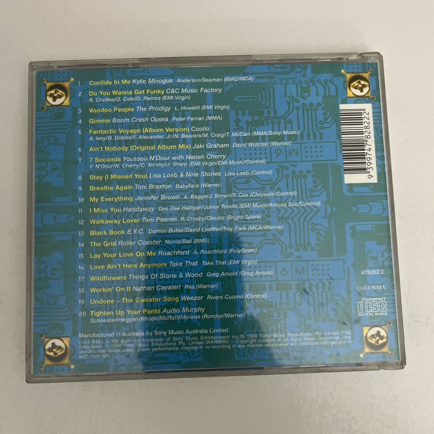 Various – Hit Machine 7 (CD, 1994) Australia  478282 2