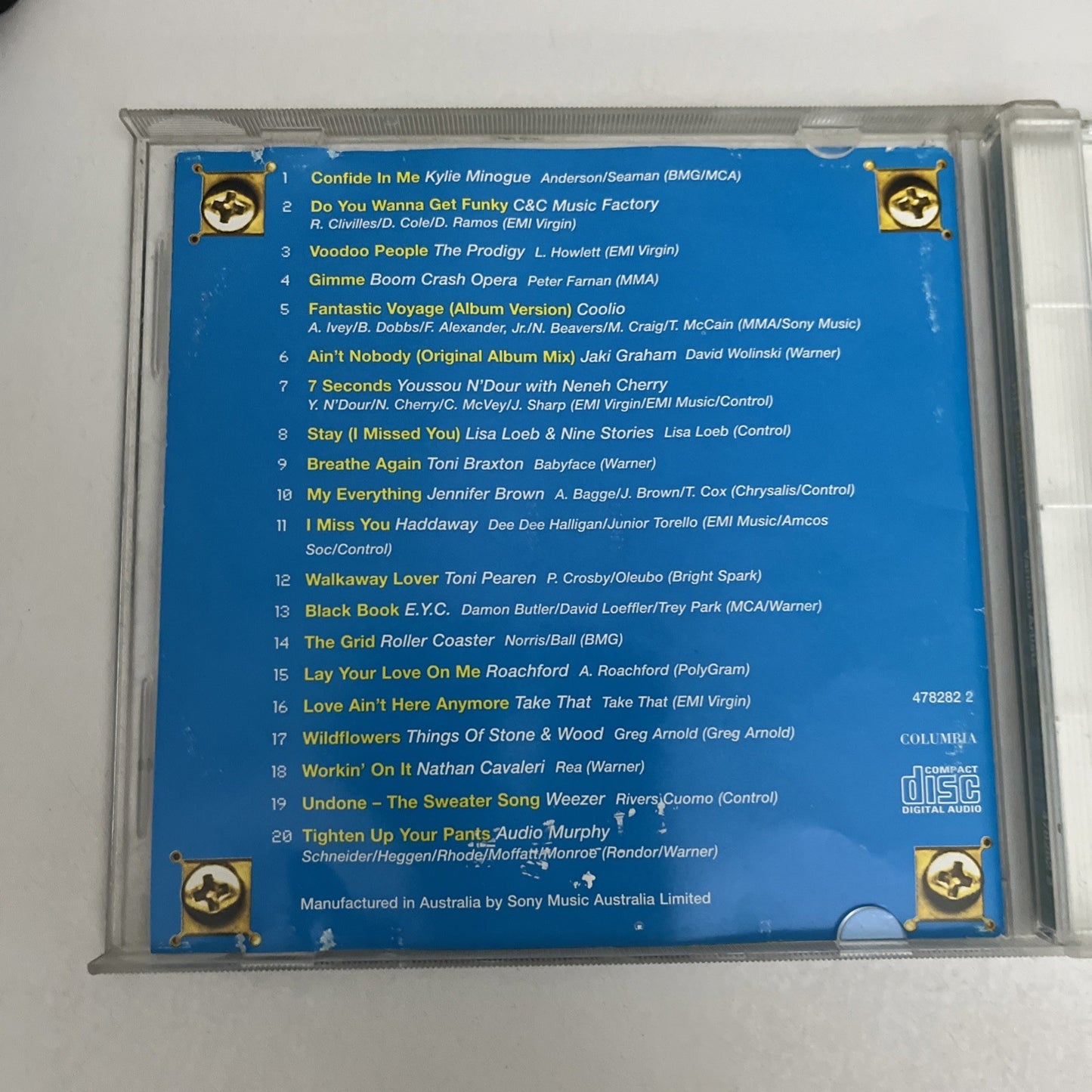 Various – Hit Machine 7 (CD, 1994) Australia  478282 2