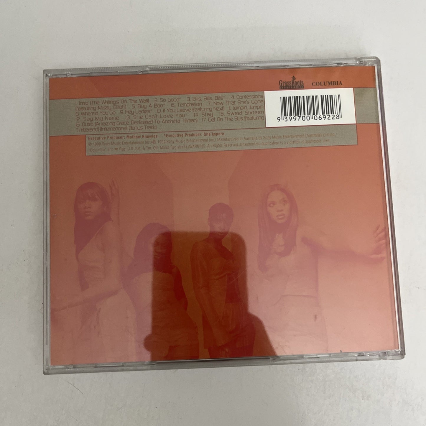 Destiny's Child – The Writing's On The Wall (CD, 1999) Album 496254 2