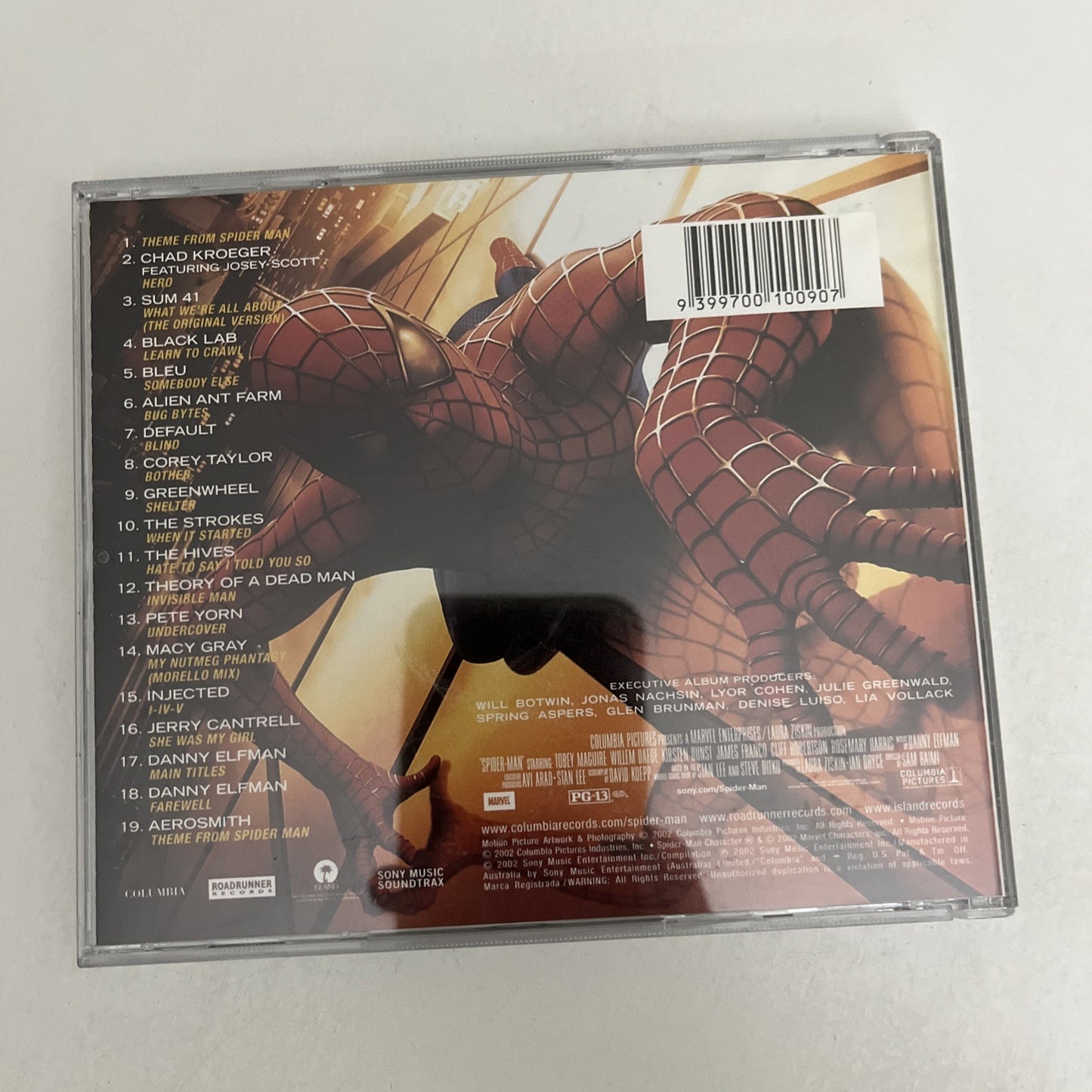 Spider-Man Film Soundtrack Music (CD, 2002) Album 5075479000