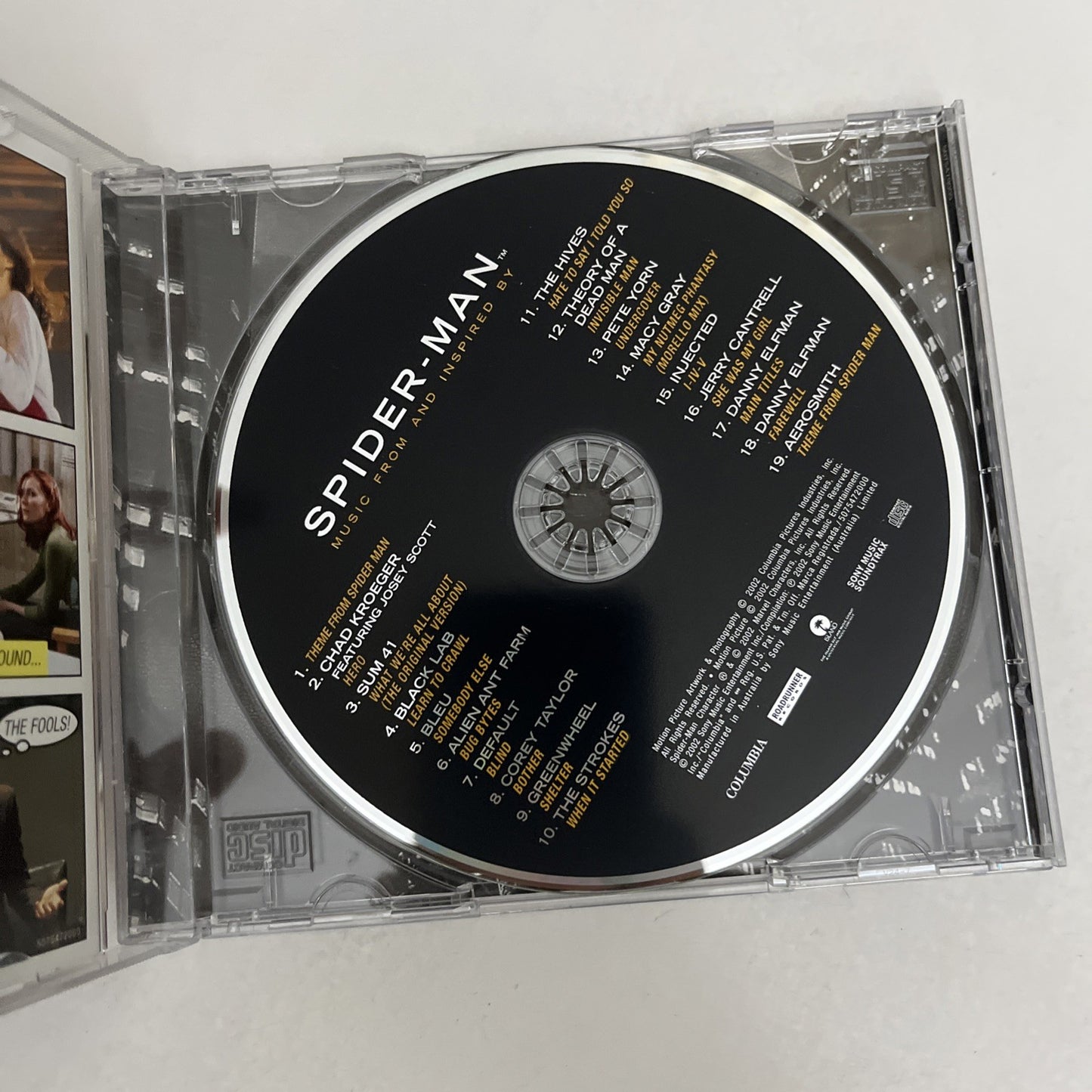Spider-Man Film Soundtrack Music (CD, 2002) Album 5075479000