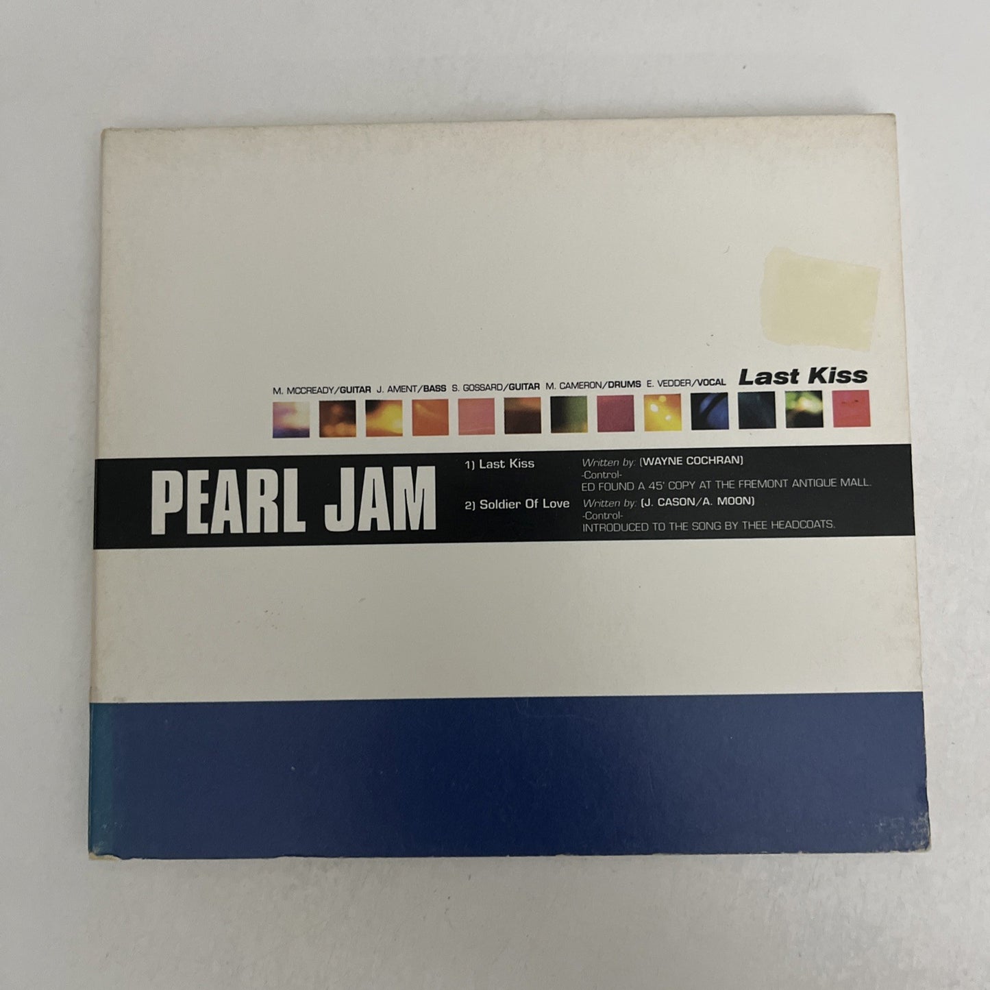Pearl Jam – Last Kiss (CD, 1999) Digipak 667506 2
