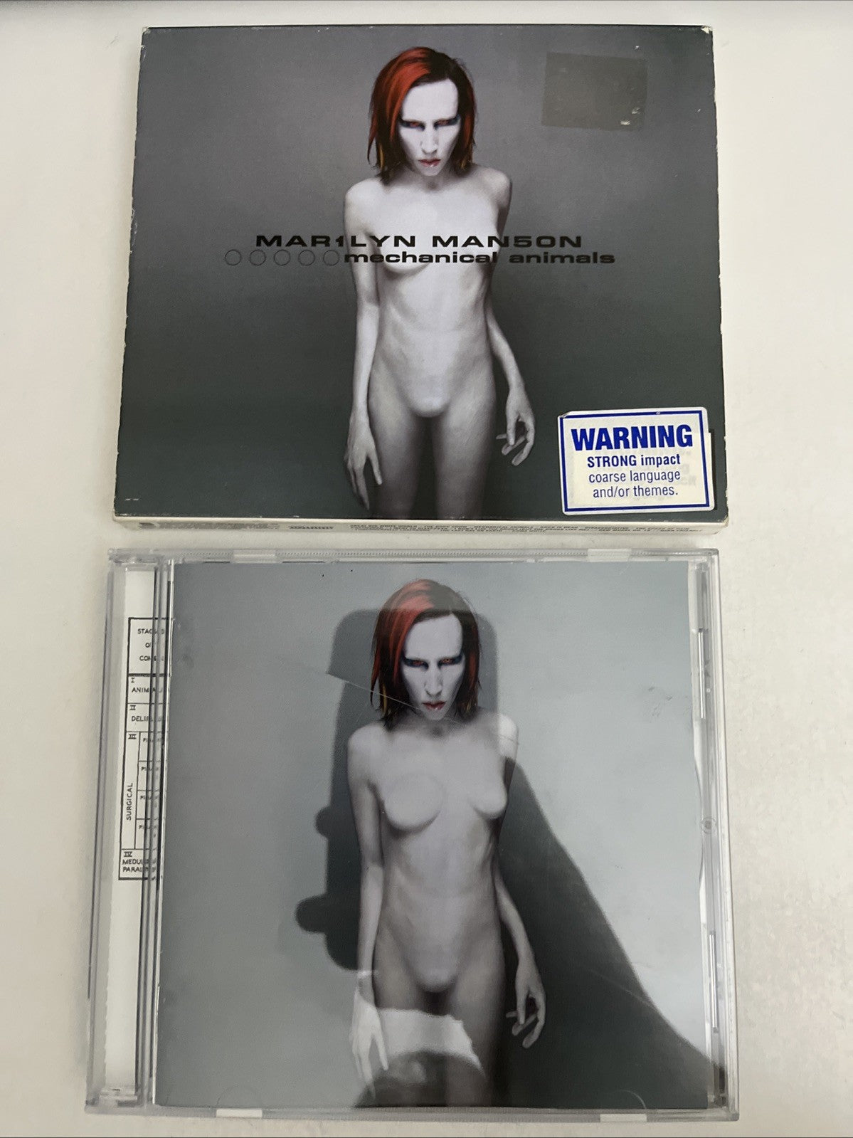 Marilyn Manson – Mechanical Animals (CD, 1998) Album IND-90273