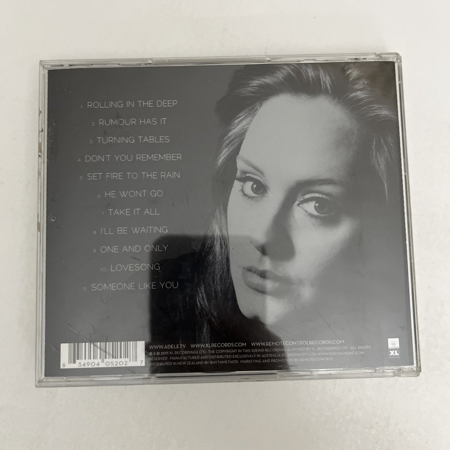 Adele – 21 (CD, 2011) Album XLCD 520