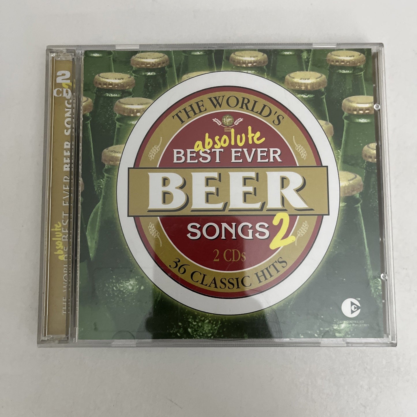 The World's Absolute Best Ever Beer Songs 2 (CD, 2003, 2-Disc) 7243 5 95403 2 0