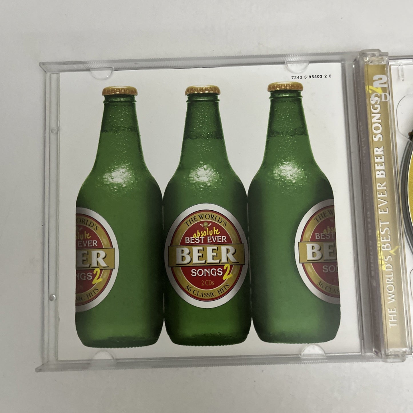 The World's Absolute Best Ever Beer Songs 2 (CD, 2003, 2-Disc) 7243 5 95403 2 0