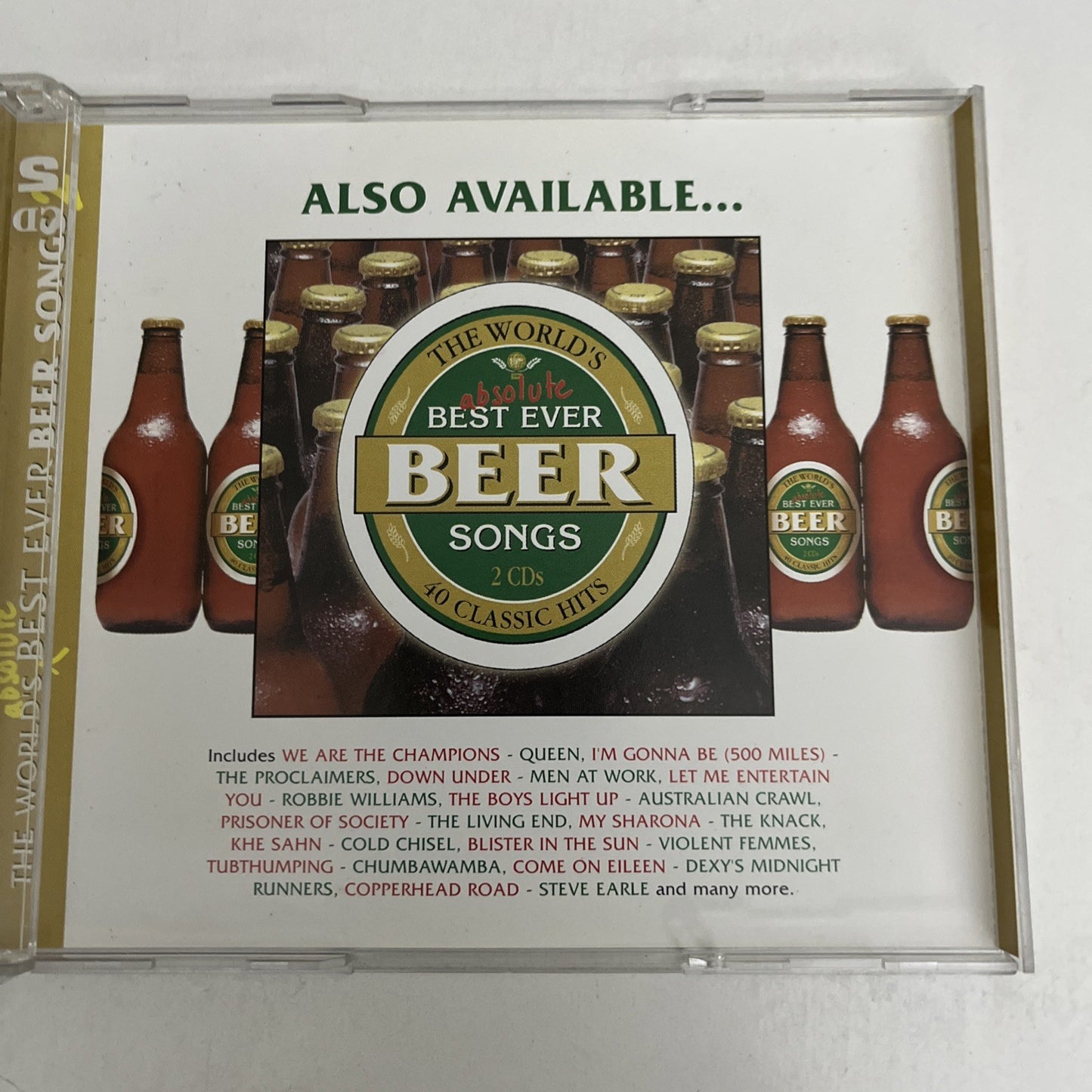 The World's Absolute Best Ever Beer Songs 2 (CD, 2003, 2-Disc) 7243 5 95403 2 0