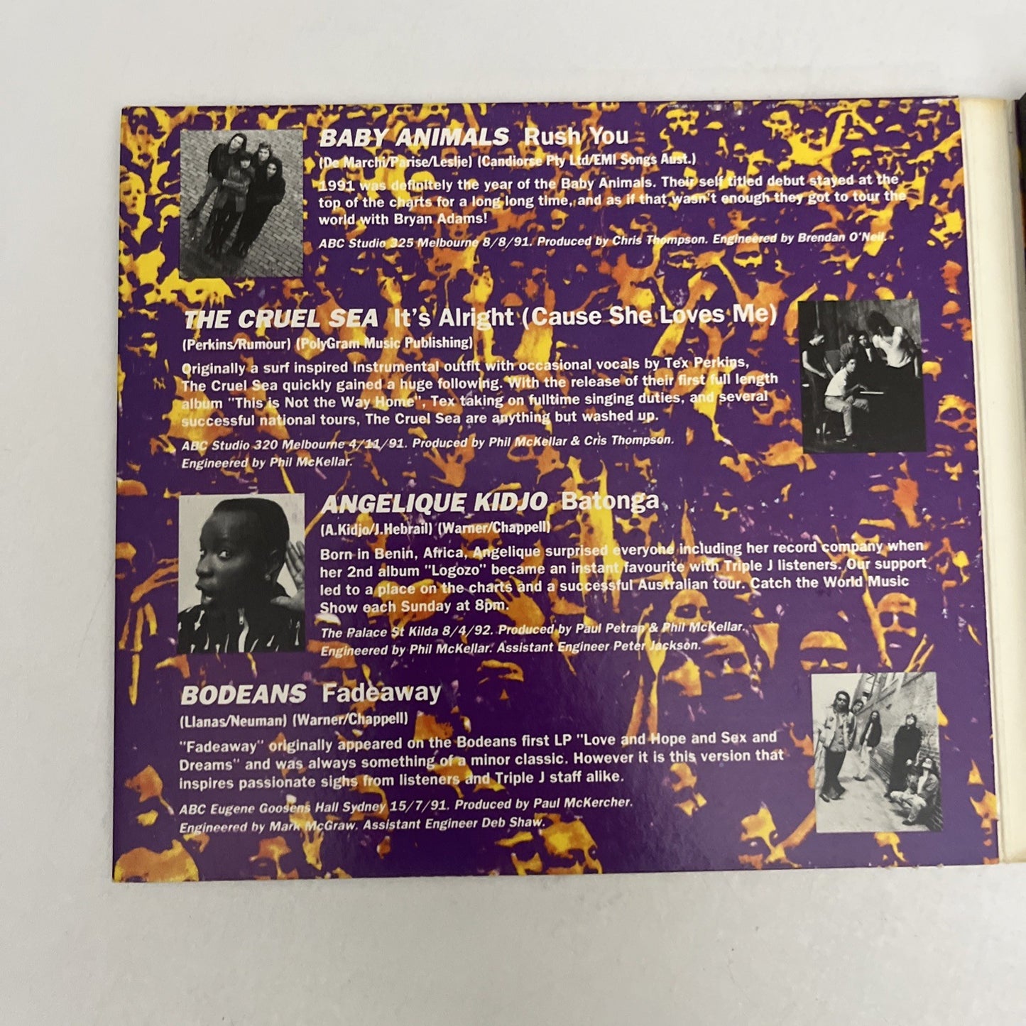 Triple J - Live At The Wireless Volume 2 (CD, 1992) Digipak 514 243-2