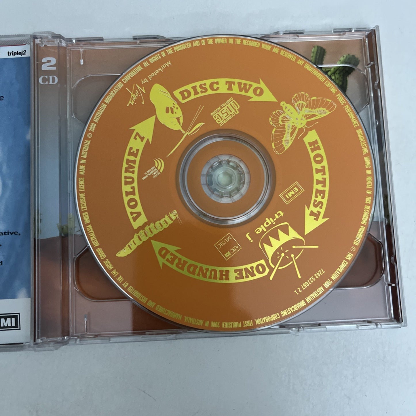 Triple J Hottest 100 Volume 7 (CD, 2000, 2-Disc) Australia 7243 5 27685 2 3