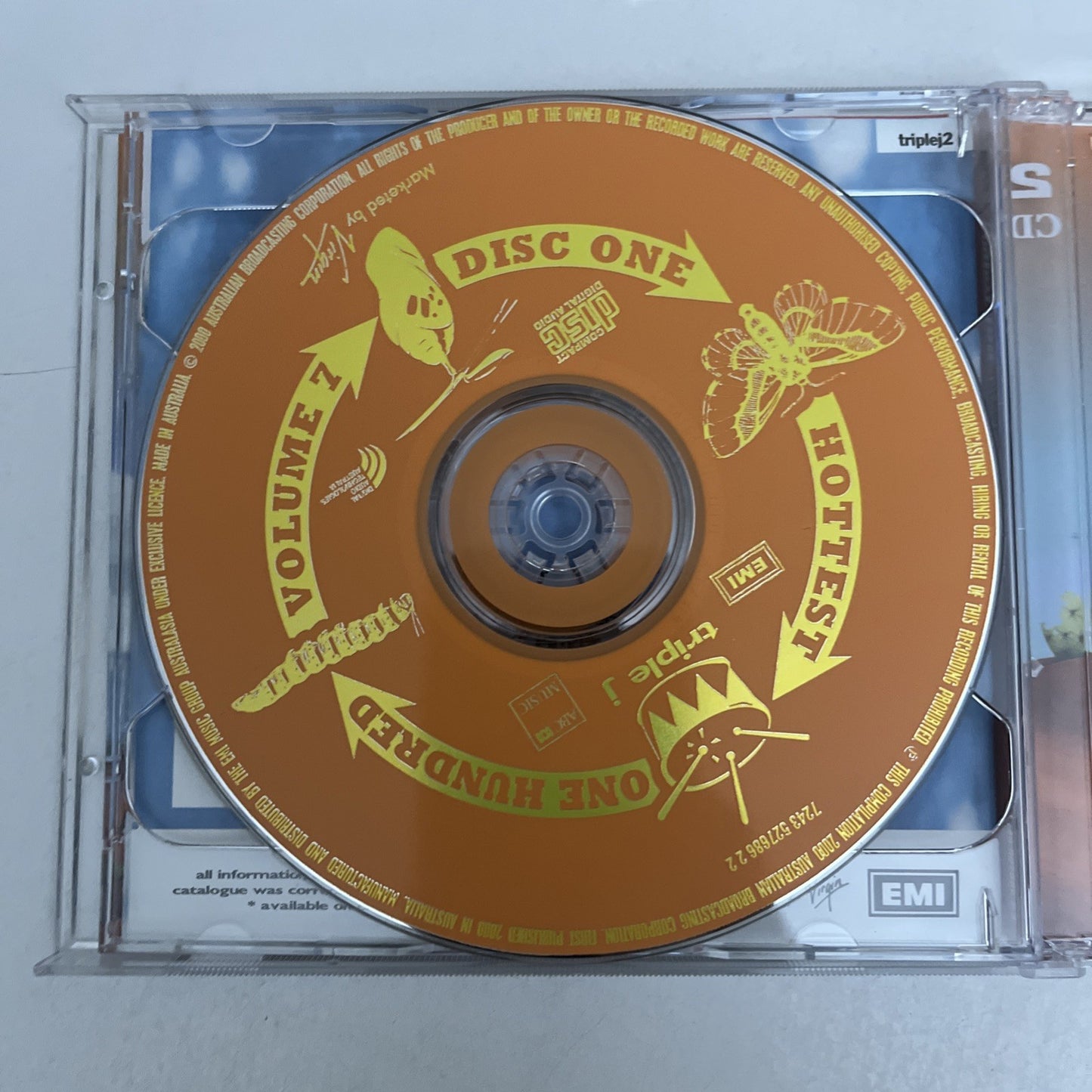 Triple J Hottest 100 Volume 7 (CD, 2000, 2-Disc) Australia 7243 5 27685 2 3
