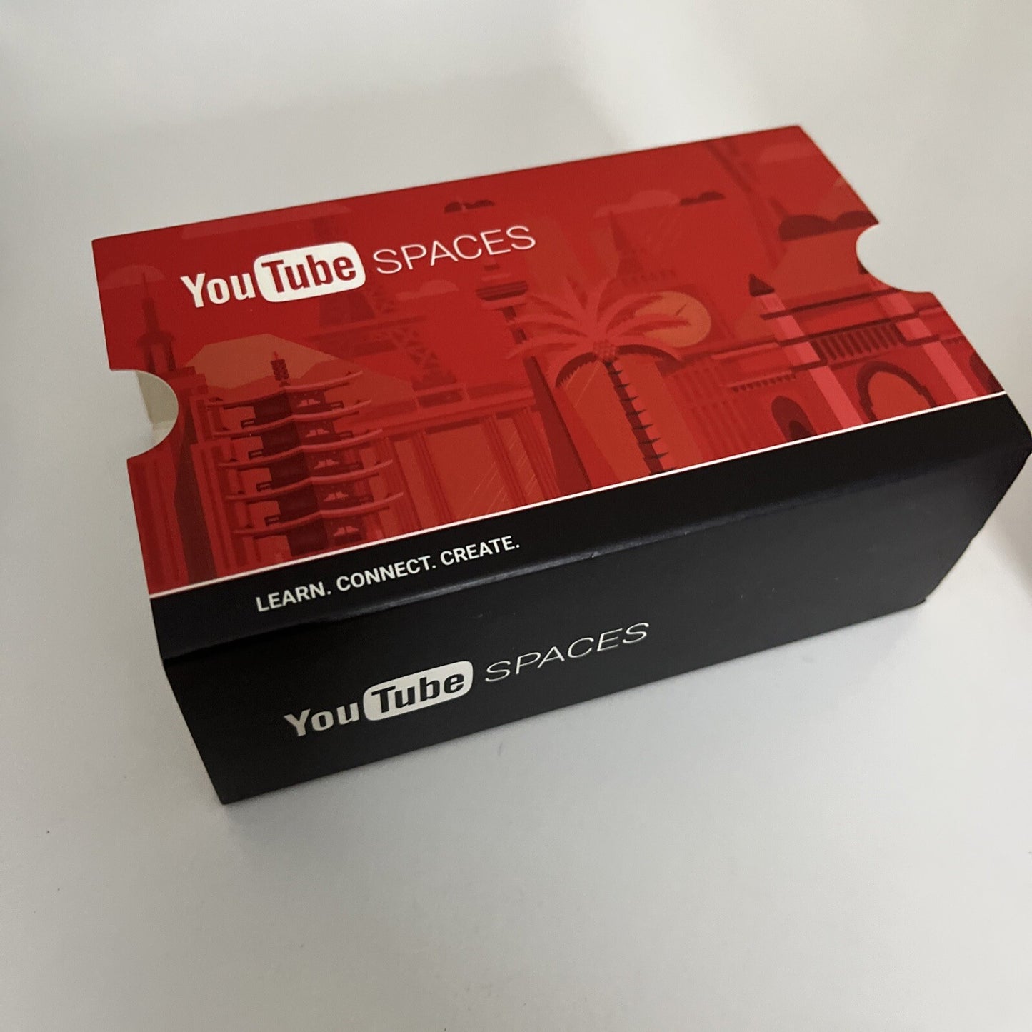 Official Google YouTube Spaces Cardboard From Promotional Event