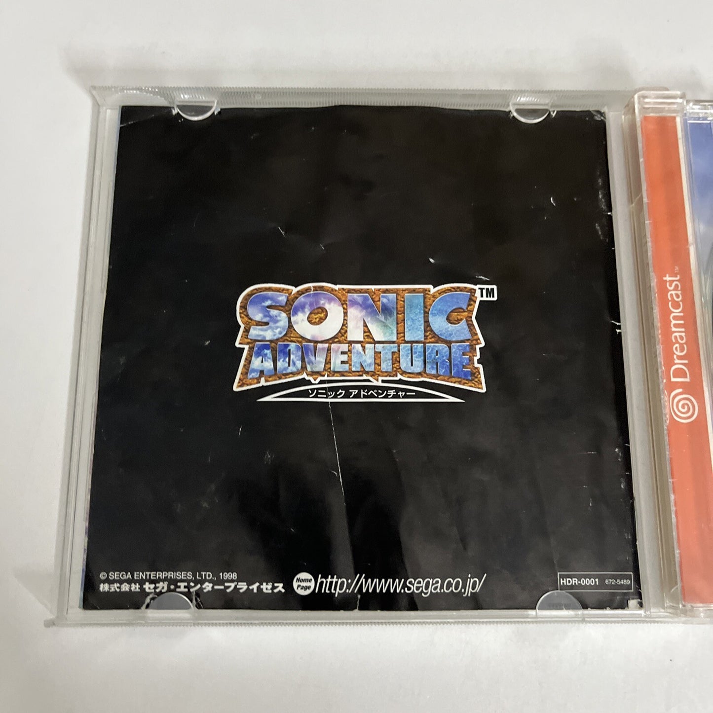 Sonic Adventure DC Sega Dreamcast NTSC-J JAPAN 1998 Platformer Game