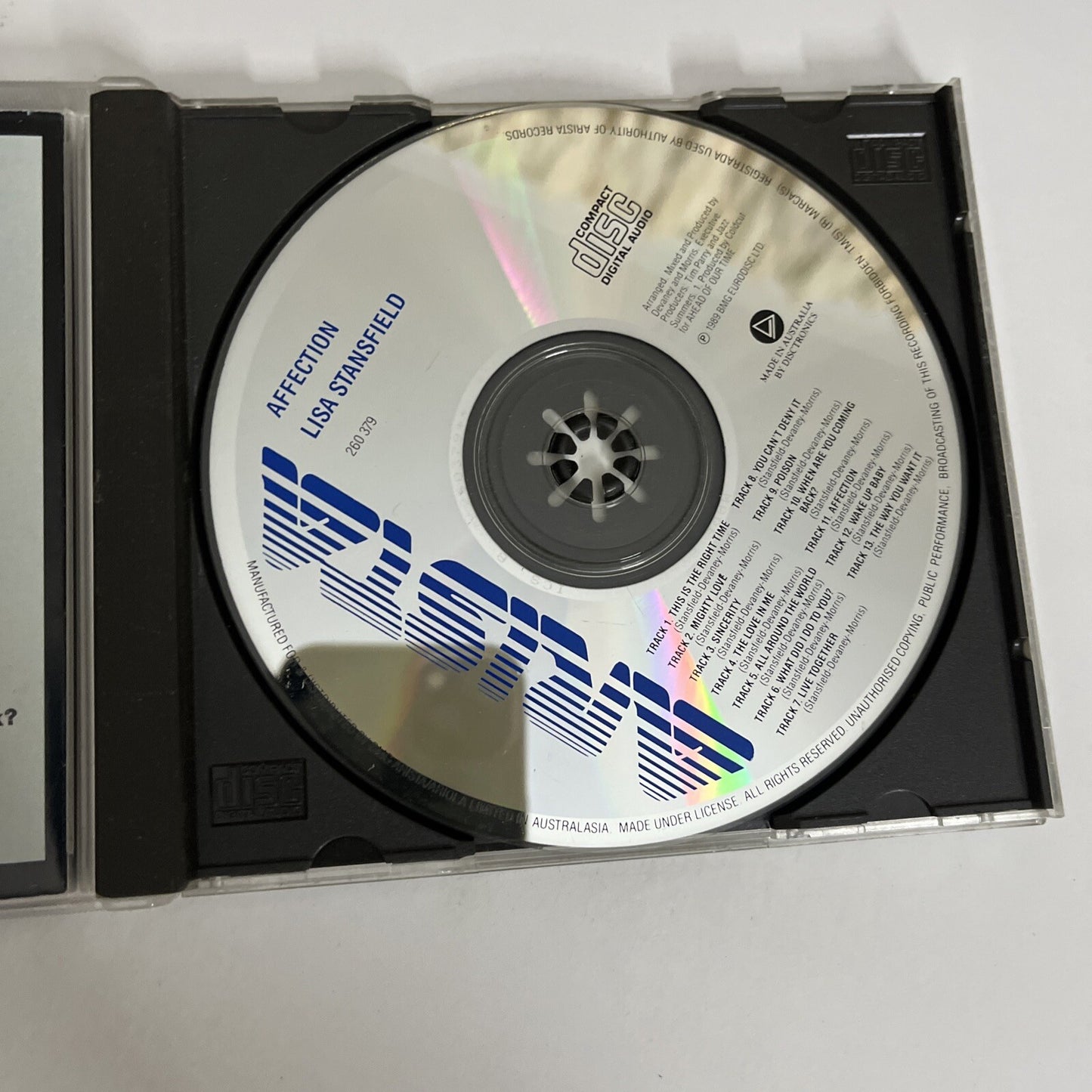 Affection by Lisa Stansfield (CD, 1989) Album