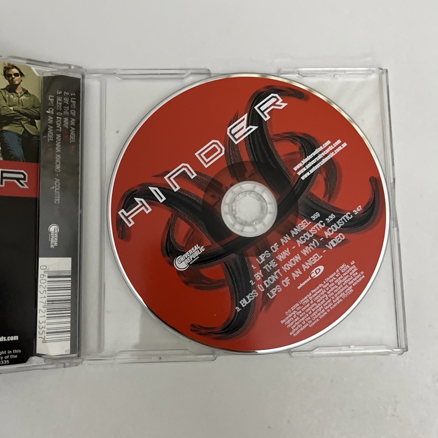 Hinder – Lips Of An Angel (CD, 2006) With Stickers 1721335