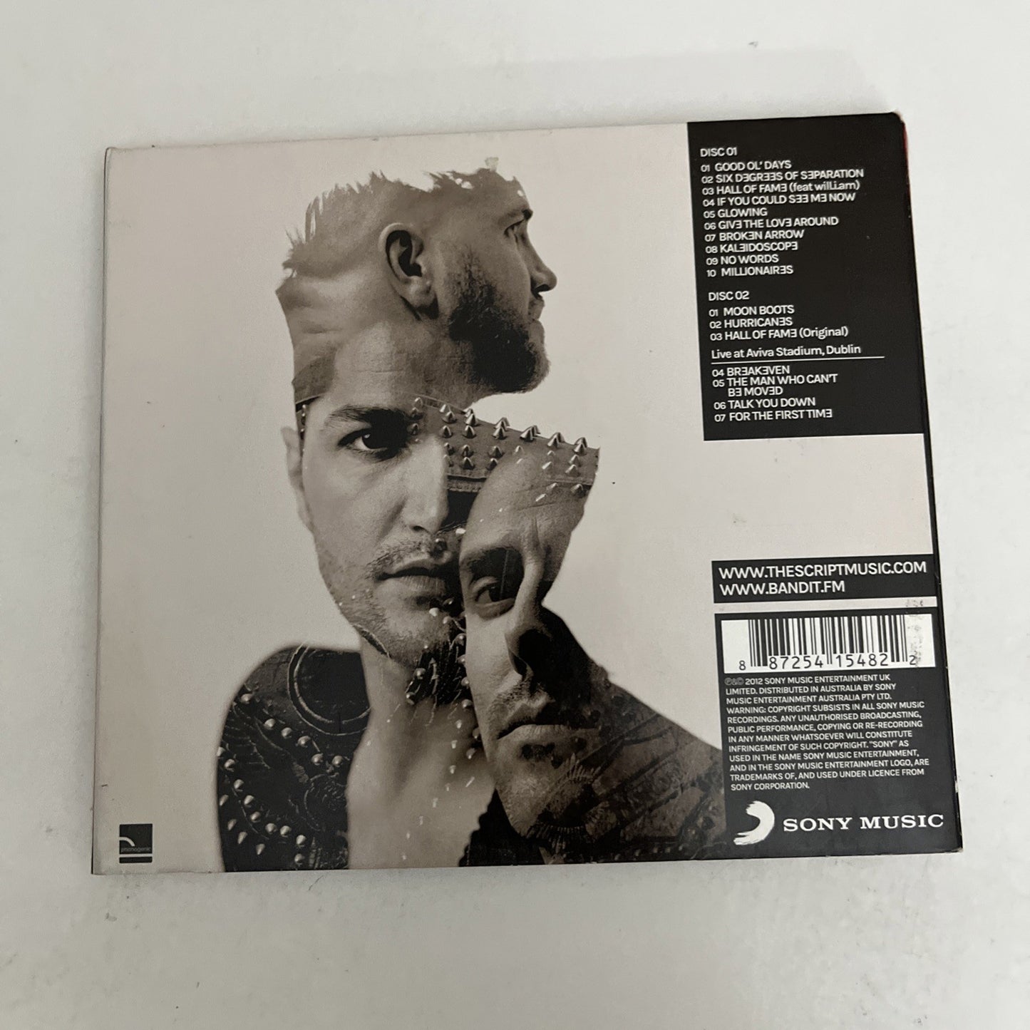The Script – #3 (CD, 2012) Digipak Album 2-Disc 88725415482