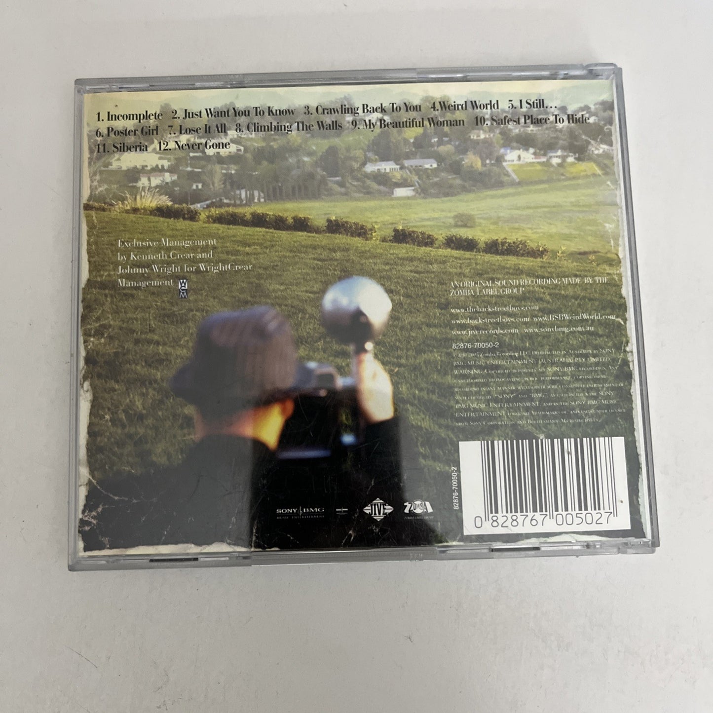 Backstreet Boys – Never Gone (CD, 2005) Album 82876-70050-2