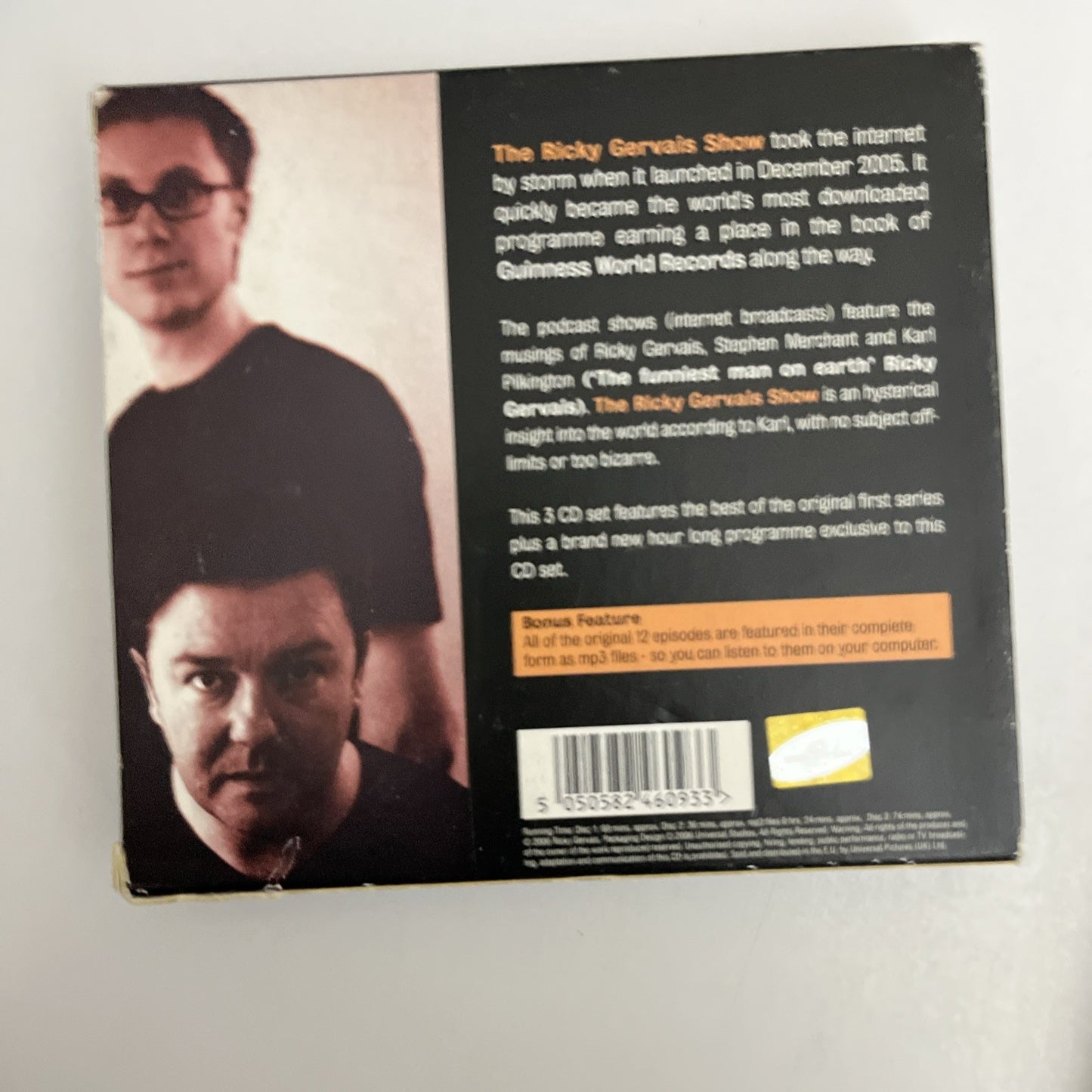 Ricky Gervais – The Ricky Gervais Show (CD, 2006) UK 3-Disc Album 8246093