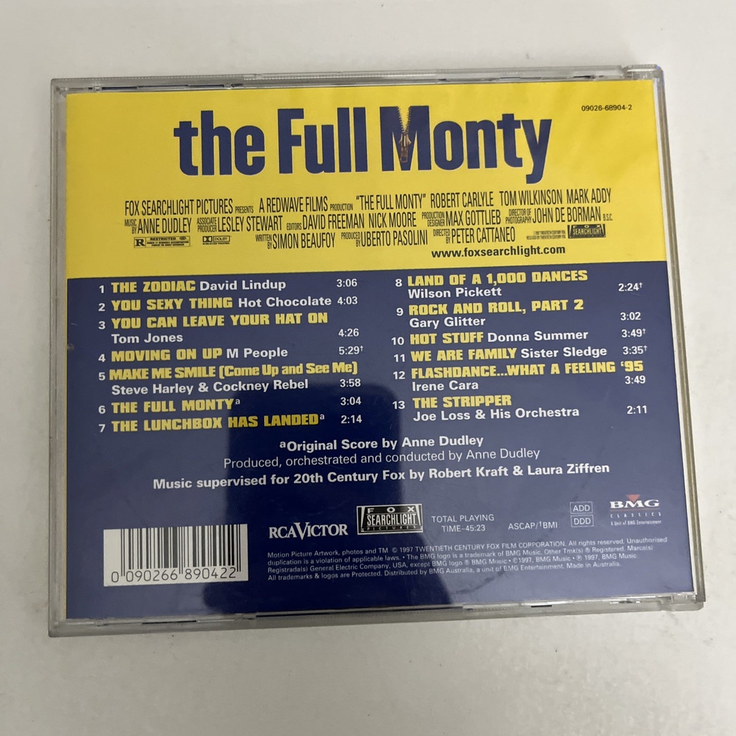 The Full Monty (The Motion Picture Soundtrack) (CD, 1997) Album 09026-68904-2