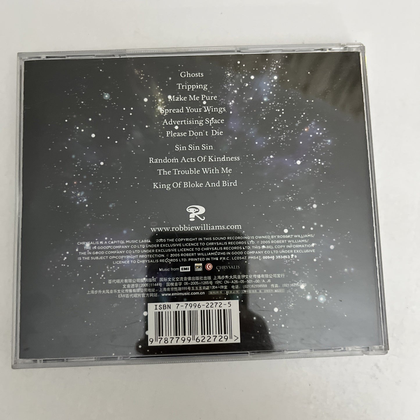 Robbie Williams – Intensive Care (CD, 2005) Album 00946 353463 2 9