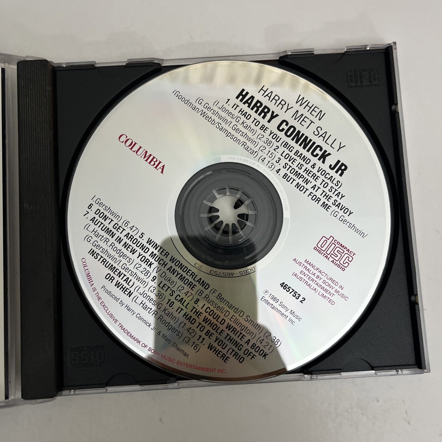 When Harry Met Sally...  Music From The Motion Picture (CD, 1989) 465753 2