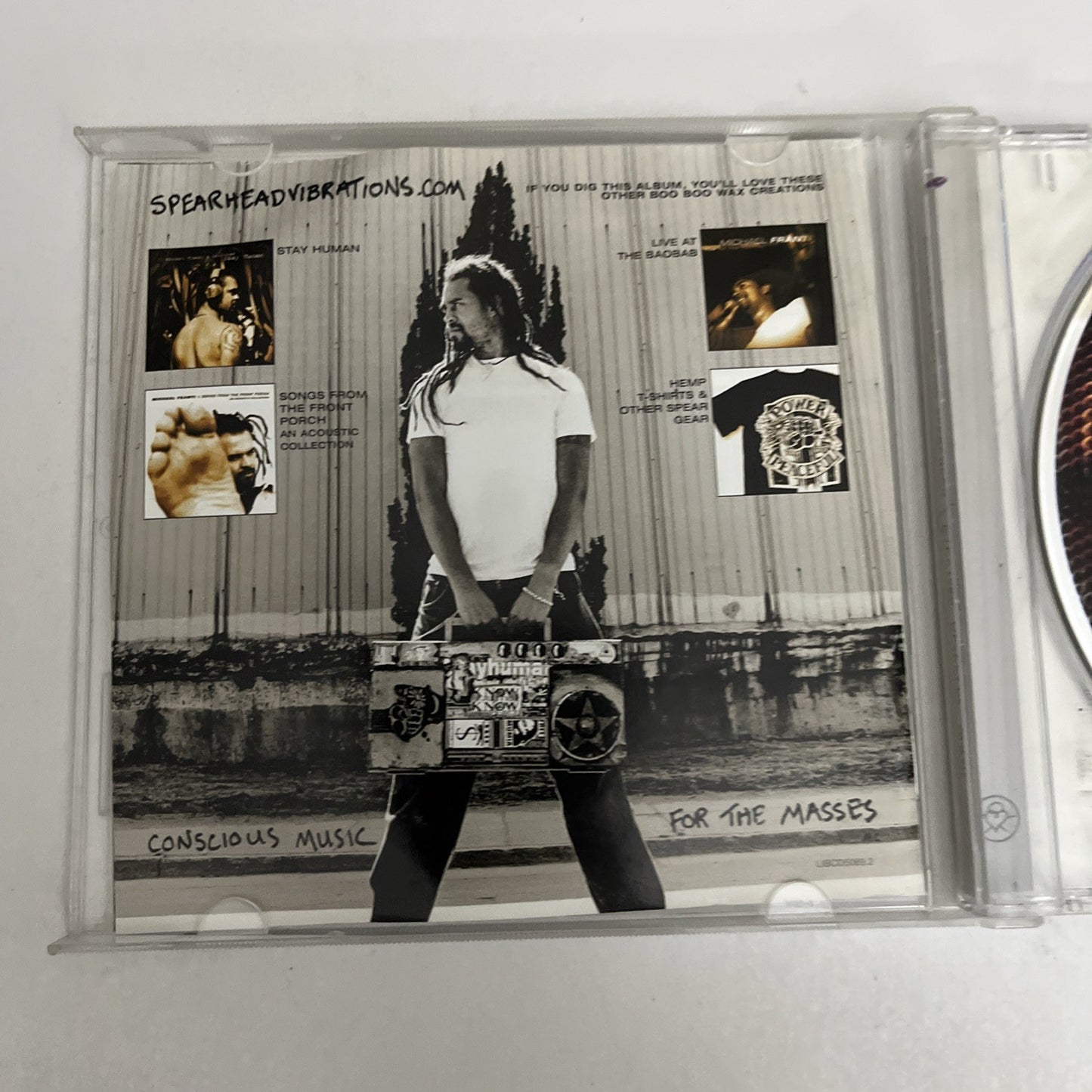 Michael Franti And Spearhead – Everyone Deserves Music (CD, 2003) LIBCD5069.2