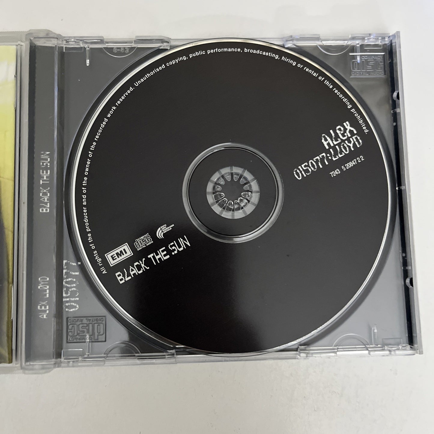 Alex Lloyd – Black The Sun (CD, 1999) Australia 7243 5 20847 2 2