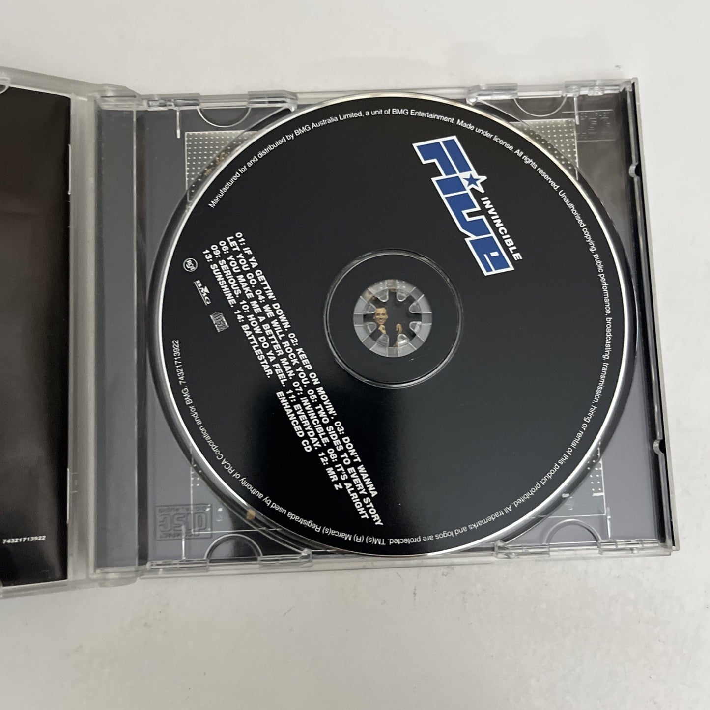 Five – Invincible (CD, 1999) Album 74321713922
