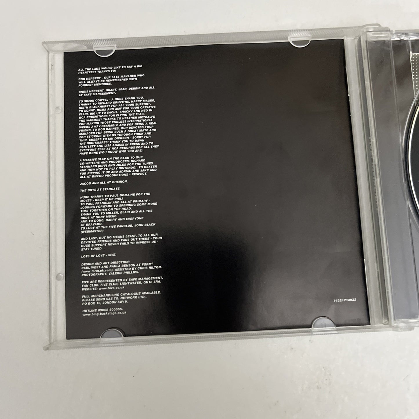 Five – Invincible (CD, 1999) Album 74321713922
