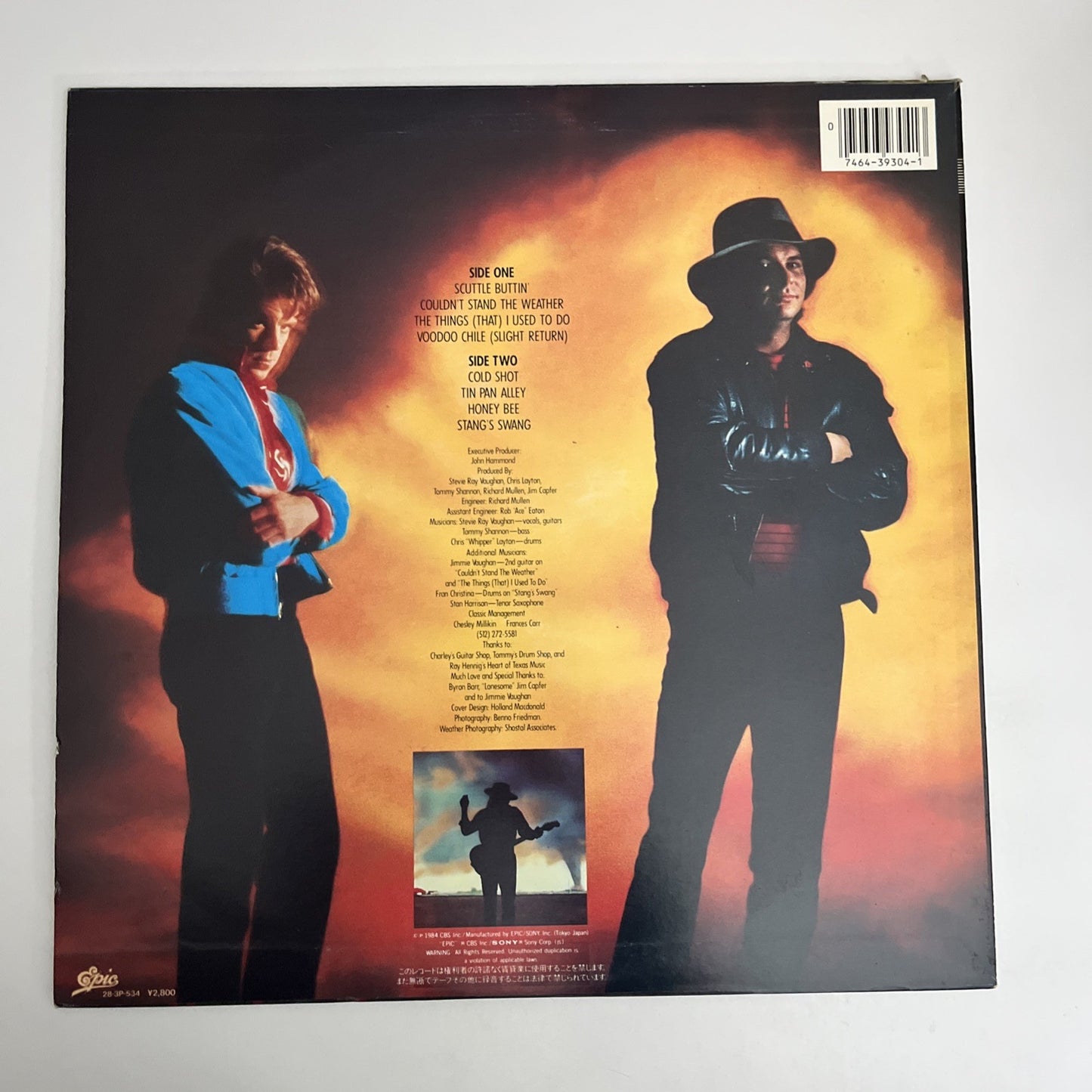 Stevie Ray Vaughan & Double Trouble – Couldn't Stand The Weather (Vinyl, 1984)
