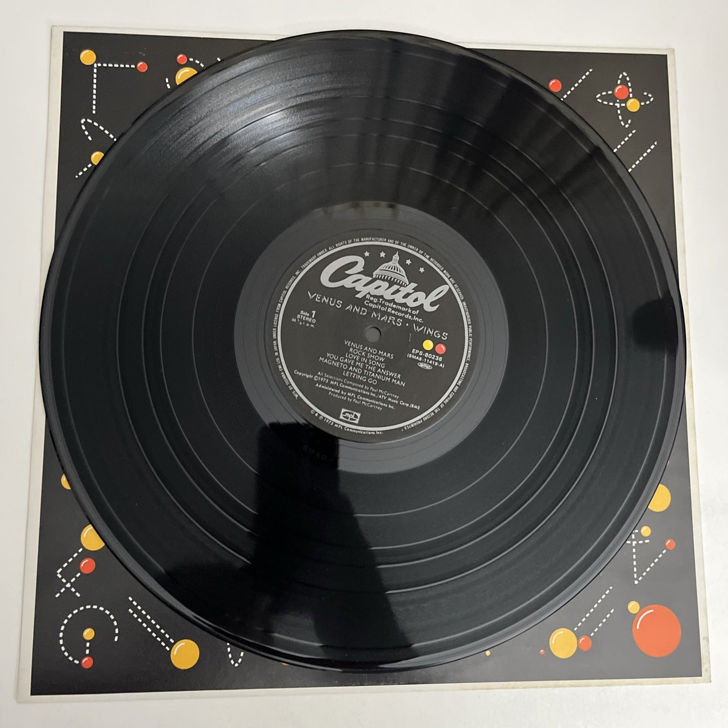 Wings (2) – Venus And Mars (Vinyl, 1975) Japan Gatefold LP EPS-80236