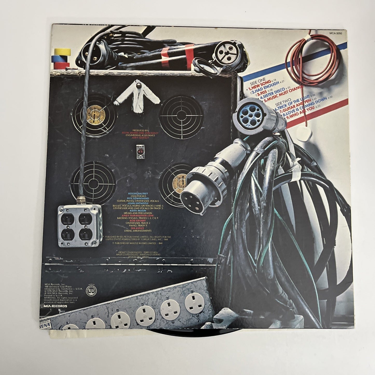 The Who – Who Are You (Vinyl, 1978) US LP Album MCA-3050