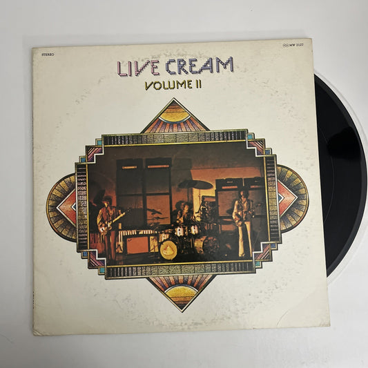 Cream (2) – Live Cream Volume II (Vinyl, 1975) Japan LP Album MW 2127