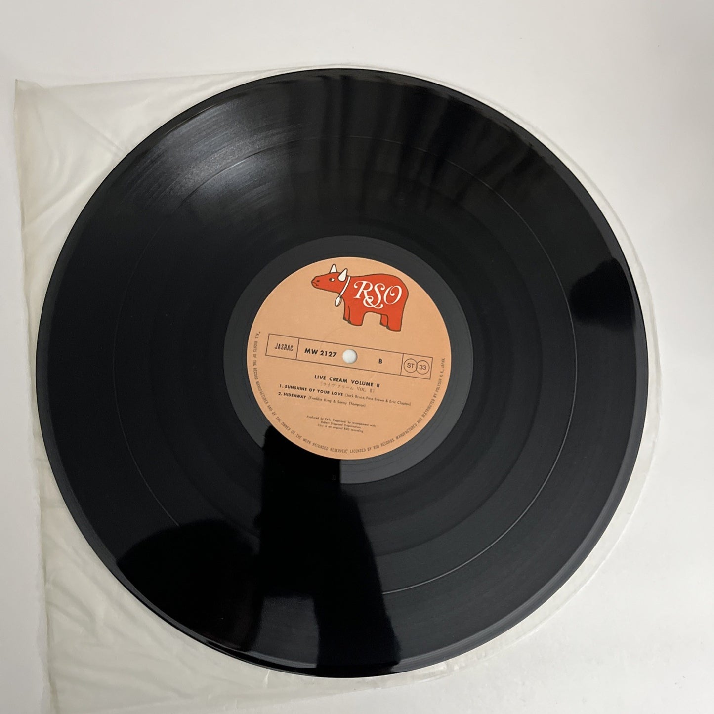 Cream (2) – Live Cream Volume II (Vinyl, 1975) Japan LP Album MW 2127