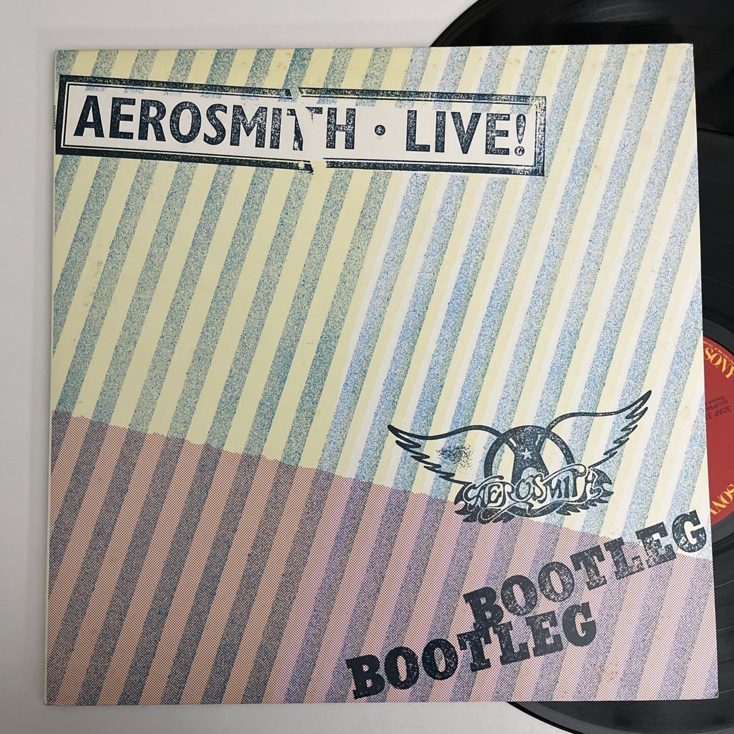 Aerosmith – Live! Bootleg (Vinyl, 1985) Japan Gatefold 2xLP 32AP 3126~7