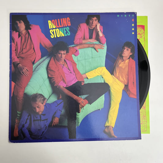 The Rolling Stones – Dirty Work (Vinyl, 1986) Japan LP Album  28AP 3150