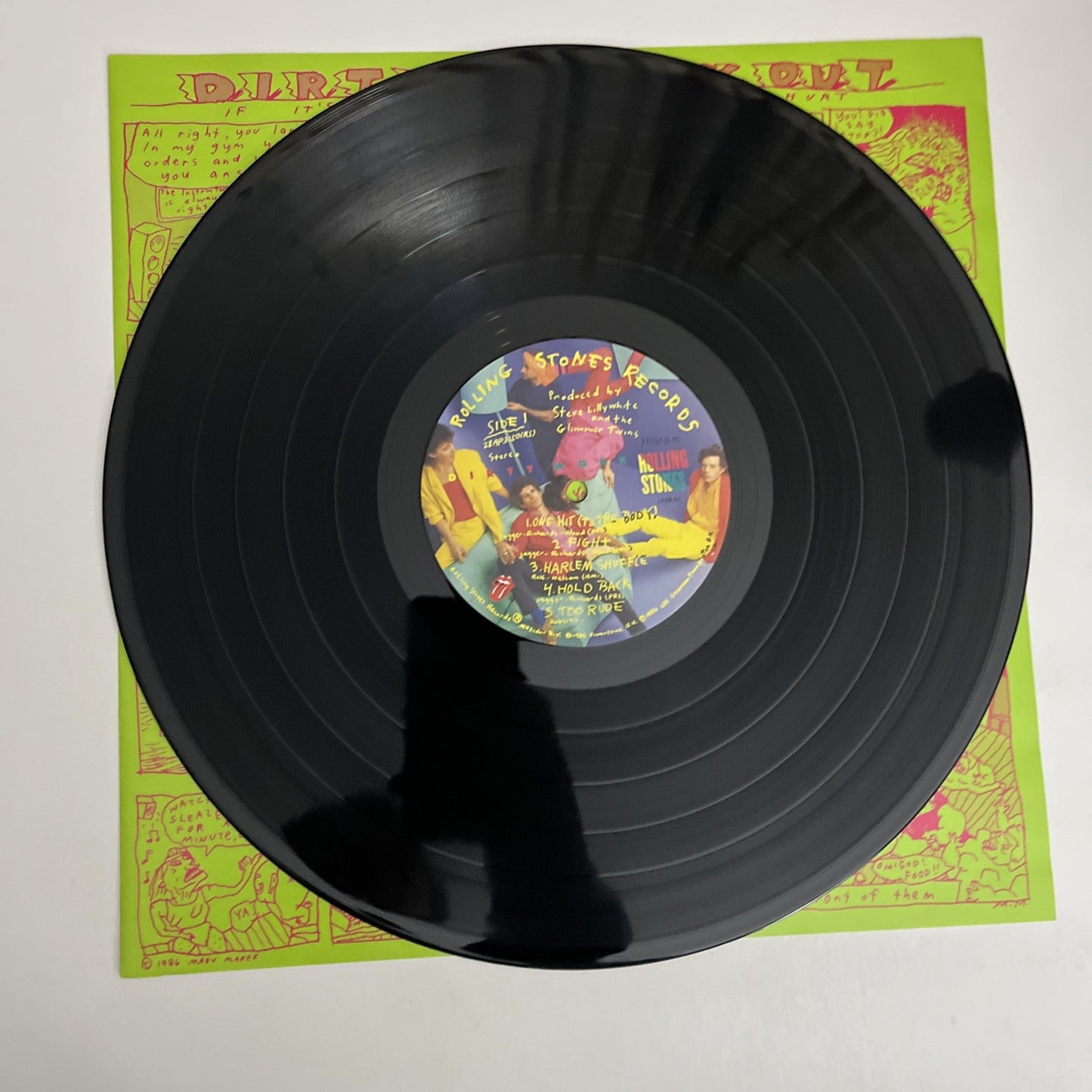 The Rolling Stones – Dirty Work (Vinyl, 1986) Japan LP Album  28AP 3150