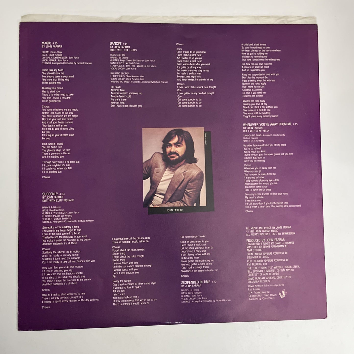 Electric Light Orchestra, Olivia Newton-John – Xanadu Soundtrack LP Vinyl 1980