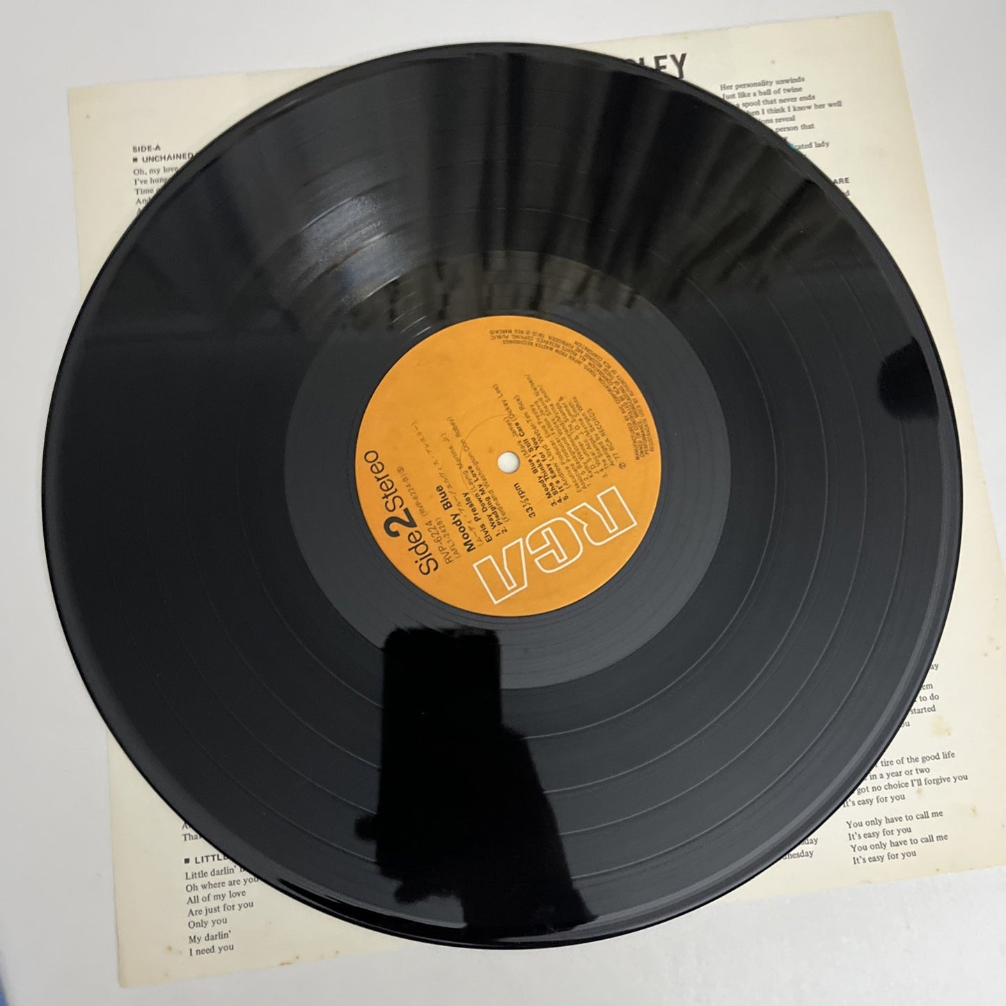 Elvis Presley – Moody Blue (Vinyl, 1977) Japan LP Obi Album RVP-6224
