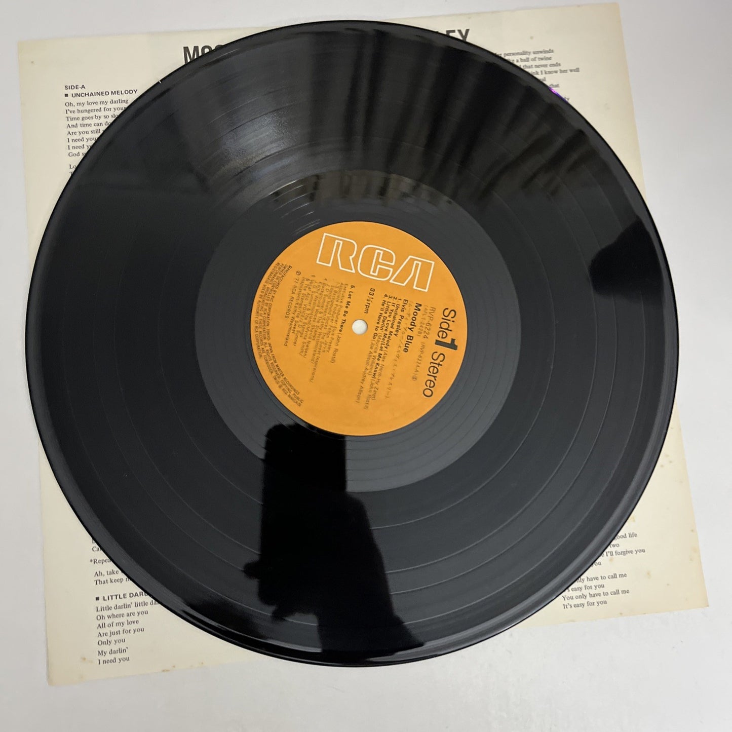 Elvis Presley – Moody Blue (Vinyl, 1977) Japan LP Obi Album RVP-6224
