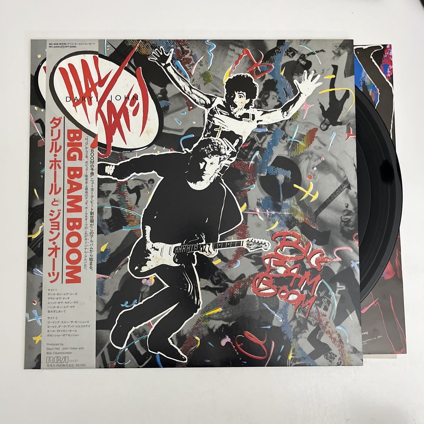 Daryl Hall & John Oates – Big Bam Boom (Vinyl, 1984) Japan LP Album RPL-8266