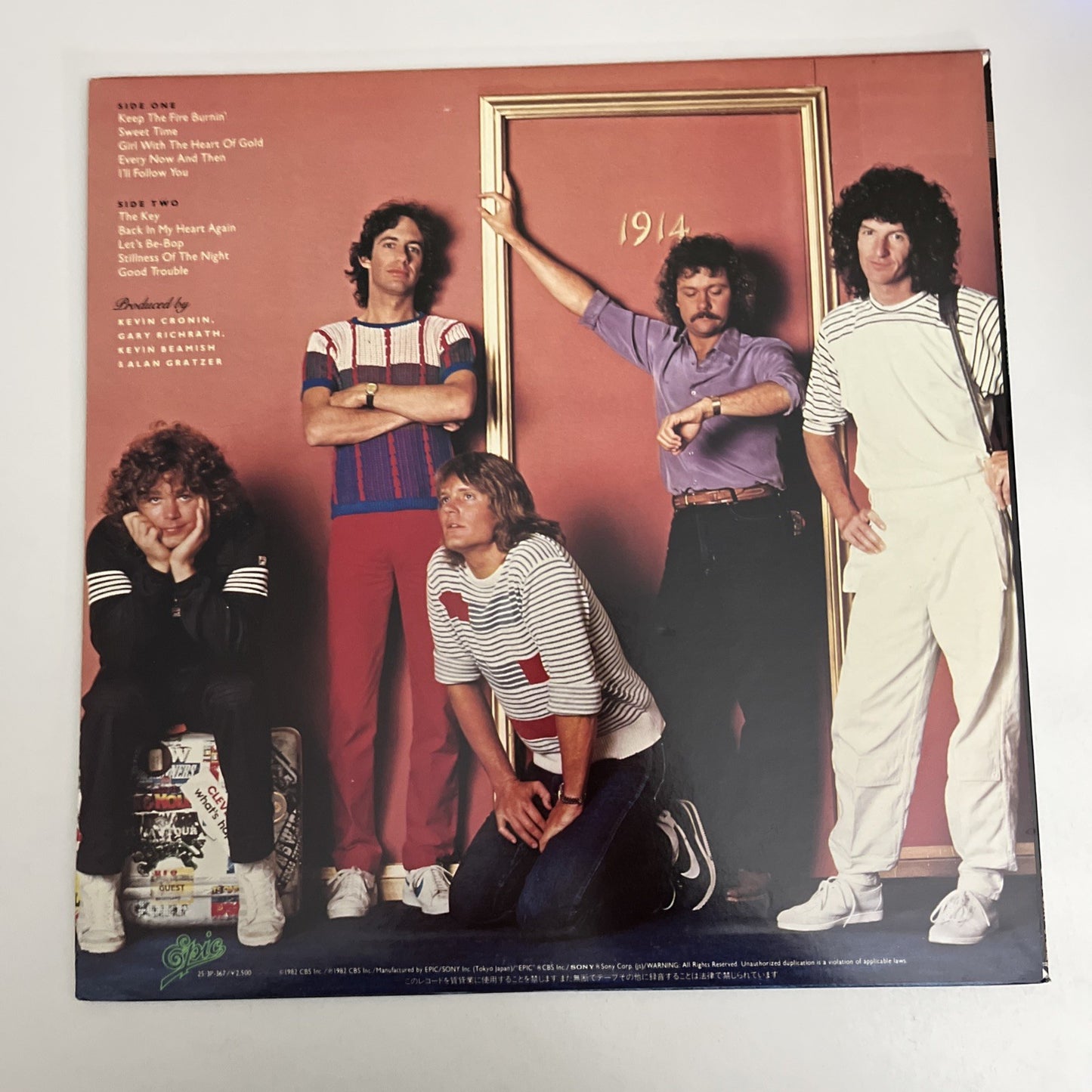 REO Speedwagon – Good Trouble (Vinyl, 1982) Japan LP Album Record 25·3P-367