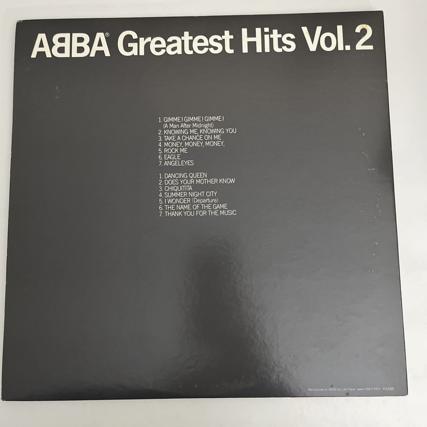 ABBA – Greatest Hits Vol. 2 (Vinyl, 1979) Japan Obi Gatefold DSP-5113