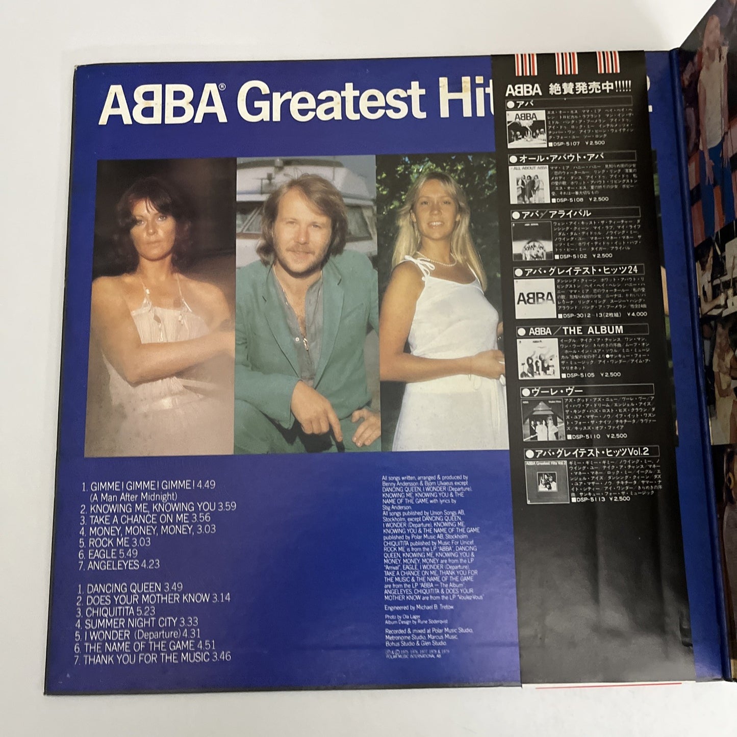 ABBA – Greatest Hits Vol. 2 (Vinyl, 1979) Japan Obi Gatefold DSP-5113