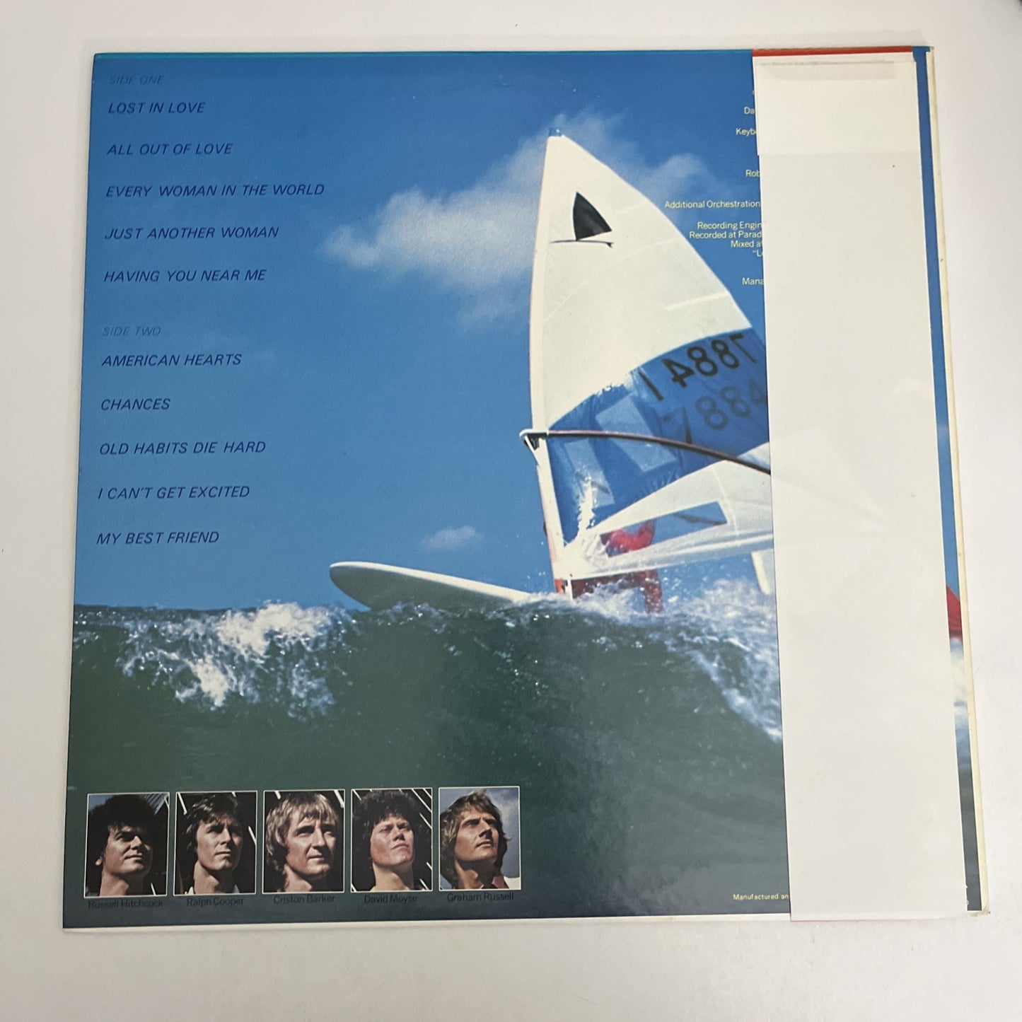 Air Supply, Air Supply – Lost In Love (Vinyl, 1980) Japan Obi LP Album 25RS-86