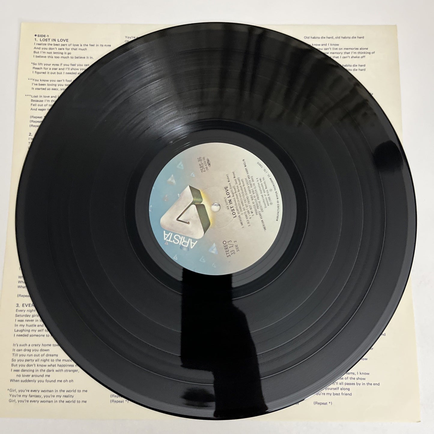 Air Supply, Air Supply – Lost In Love (Vinyl, 1980) Japan Obi LP Album 25RS-86