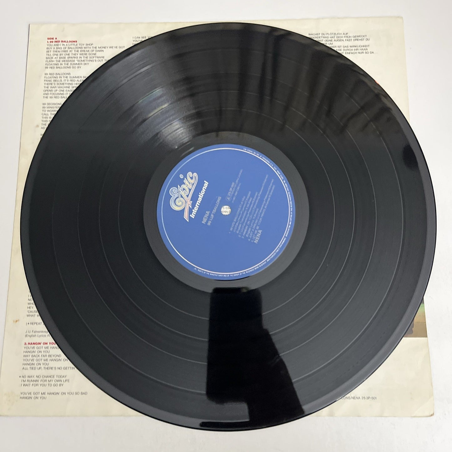 Nena – First America (99 Luftballons) (Vinyl, 1984) Japan LP Album 25·3P-501