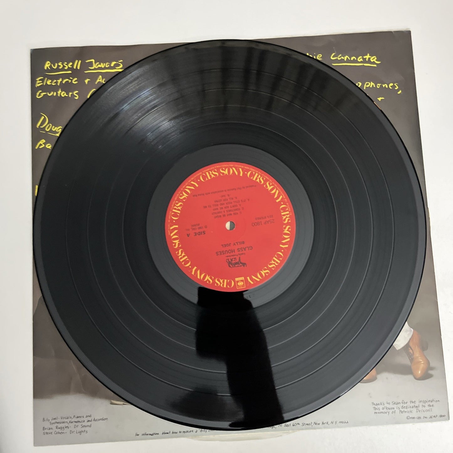 Billy Joel – Glass Houses (Vinyl, 1980) Japan Album LP Record 25AP 1800